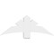 Ekena Millwork Davenport Architectural Grade PVC Gable Bracket, 48"W x 18"H x 2"D x 6"F, 9/12 Pitch GBP048X18X0206DAV00 - alternate 3